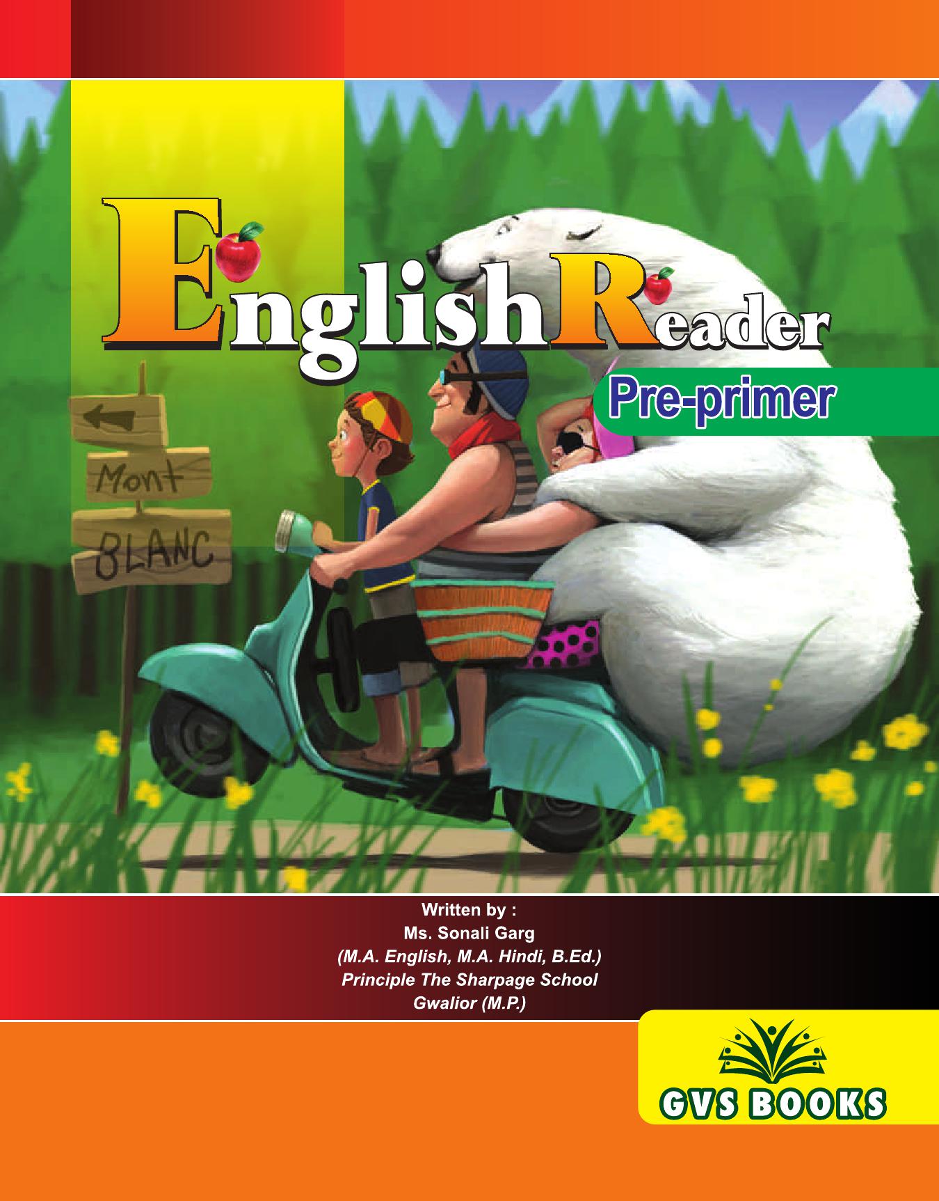 Book Cover: ENGLISH READER PRE-PRIMER